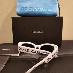 DOLCE & GABBANA DG6186 - 331287 White Sunglasses NO BOX Dolce & Gabbana | Accessories | Dolce Gabbana Dg686 331287  main image 3
